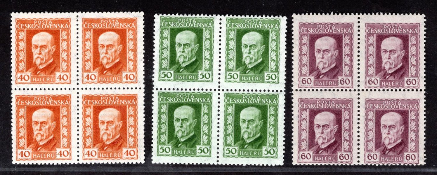 187 - 9 A, P 2,4,3, neotypie, TGM, hz 13 3/4:13 1/2, 4bloky, zkoušeno Vrba