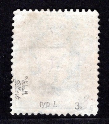 191 A, P 3 TGM, svislá půsvitka 3, známka s opraveným lepem, zkoušeno Gilbert, Vrba