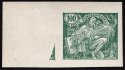 164 N, HaV, nezoubkovaná částečná dvoupáska s tiskem jedné hodnoty, zelená 100h, zk. Mrňák, Karásek, zajímavé
