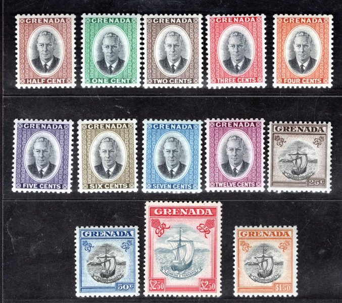 Grenada - SG 172 - 84, výplatní, Jiří VI