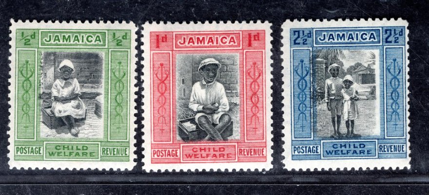 Jamaica - SG 17 + b + c, výplatní řada