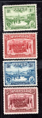 Papua - SG 146 - 9, výplatní řada