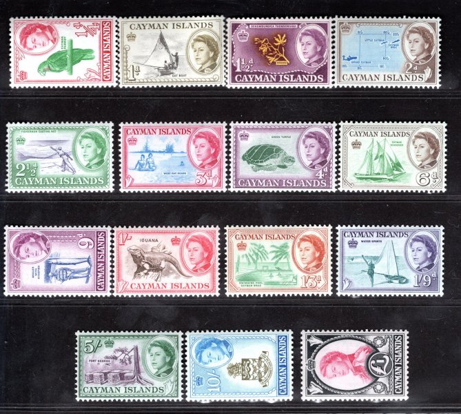 Cayman Islands - SG 167 - 79, vyplatní, Alžběta