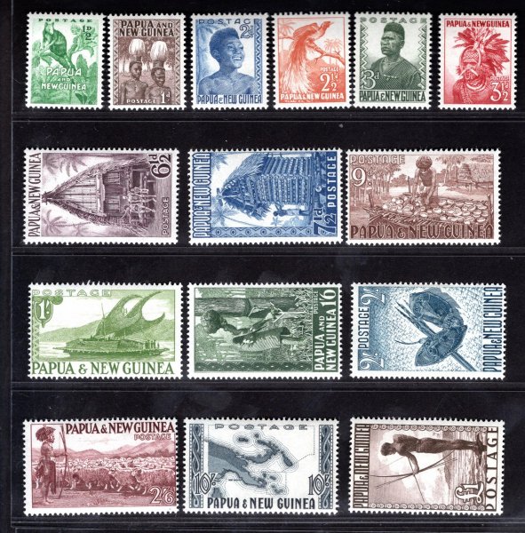 Papua New Guinea - SG 1 - 15, vyplatní řada