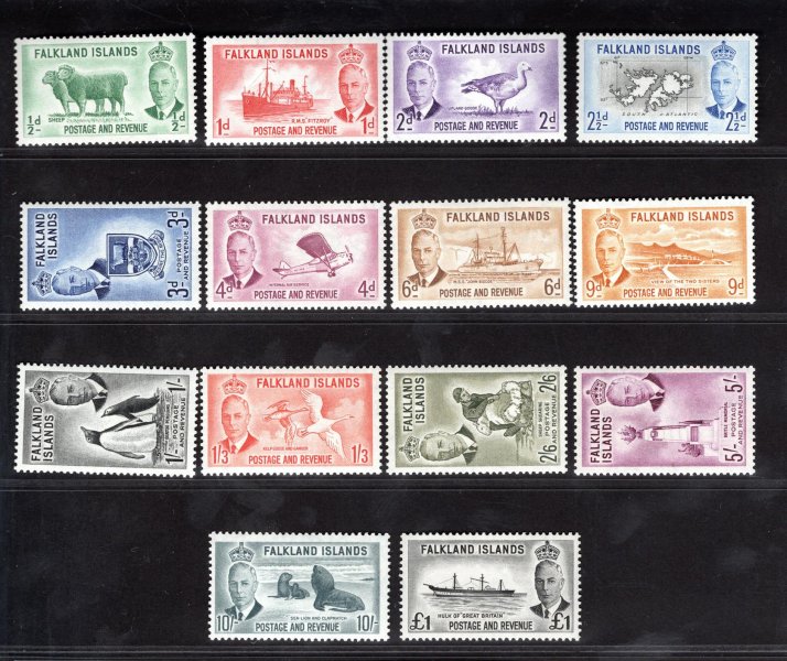 Falkland Islands  - SG 172 - 85, vyplatní řada, Jiří