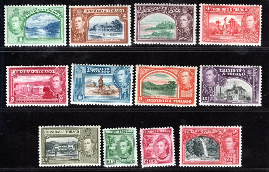 Trinidad and Tobago - SG 246 - 56, (bez roku 1941 248a,249a), vyplatní řada, Jiří 