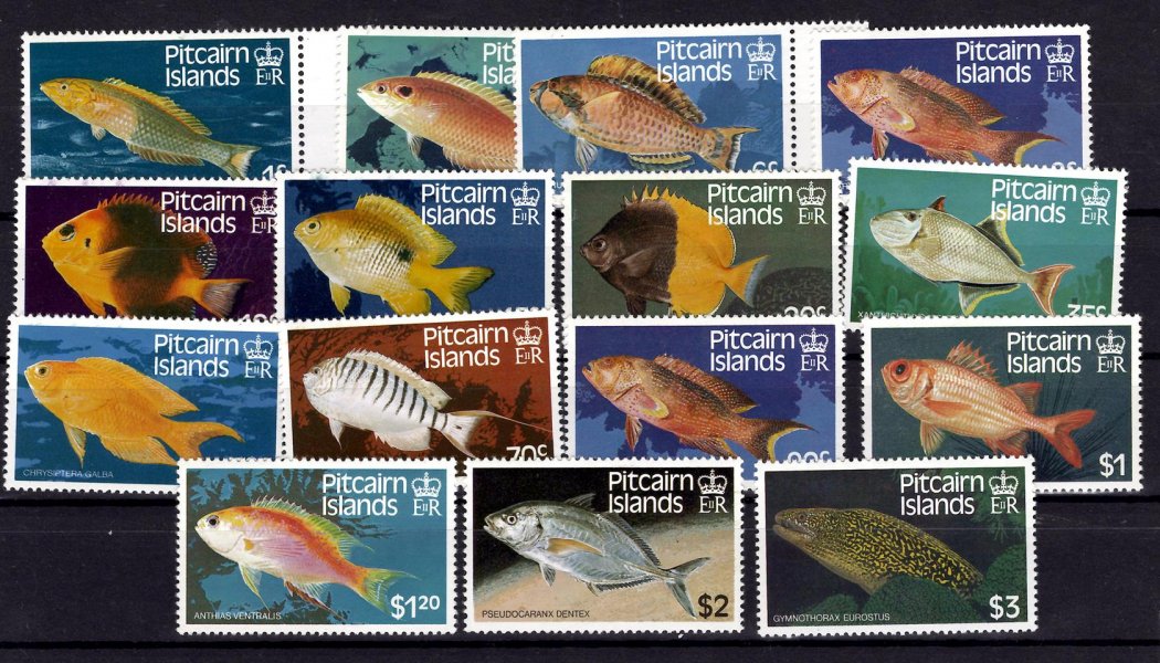 Pitcairn Islands - Mi. 238 - 50, výplatní řada, fauna