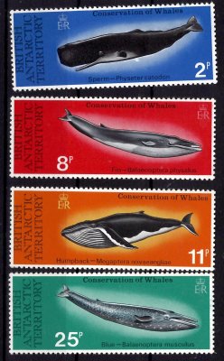 Britisch Antarctic Teritory - Mi. 64 - 7, výplatní řada, fauna