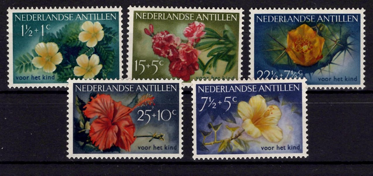 Niederland. Antilen - Mi. 43 - 7, výplatní řada, flora