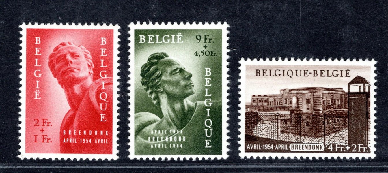 Belgie - Mi. 992 -4, pomník politickým vězňům