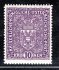 Rakousko - Mi. 207 I, formát úzký, znak, fialová 10 K