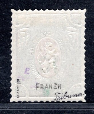 PP 10, typ II  velká šavle, 10k/1R, modrá, zk. Ma, Tri, Fra