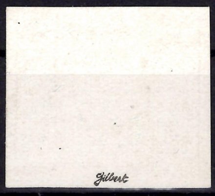 9 ZT, příčkový typ, tisk pro celiny, papír křídový, černotisk 20 h, zkoušeno Gilbert