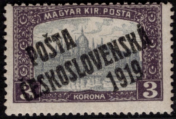 116, 3 koruna Parlament, typ I, zkoušeno Beneš