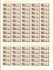 2920 Den čs. poštovní známky, kompletní 50kusové archy deska A + B, PA 31.VIII.89, 7.I.89