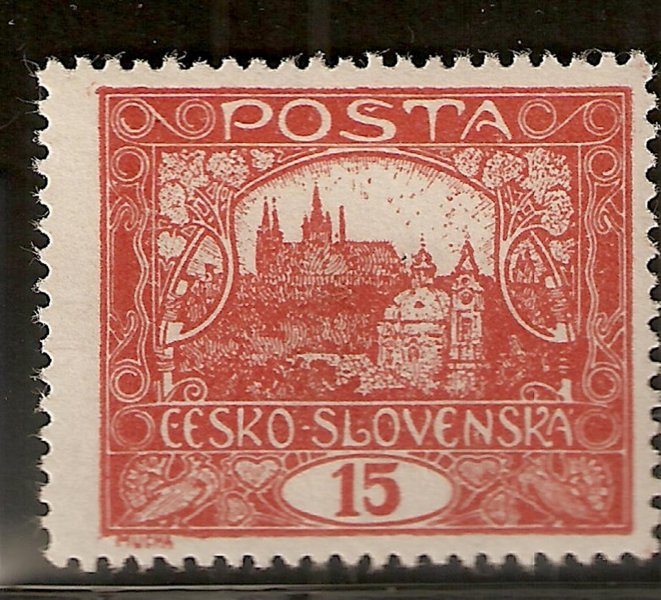 7 Ab červená,  ZP 77/ 7 T.D.,vzácná známka, zkoušeno Vrba + CDV se známkou 7 - stejné pole, razítko Most, 20.1.1920