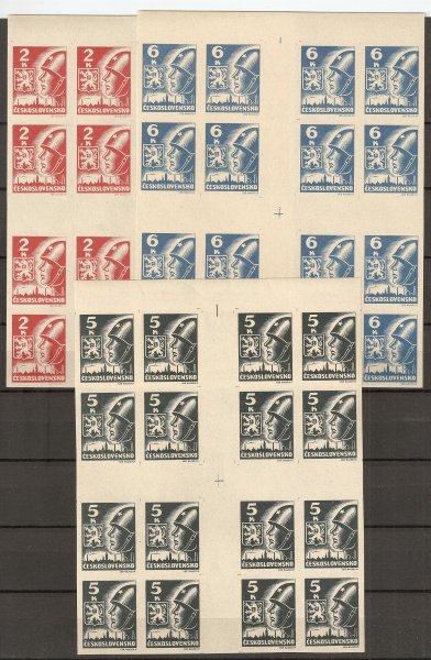 354 - 6 Košice, Mx - velké kříže, 354,355a,356, zk. Gilbert, katalog 33000,-