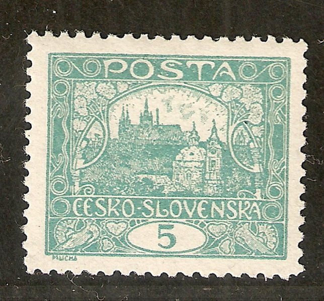 4 D 5 h modrozelená, typ II, zk. Gi, katalog 800,-