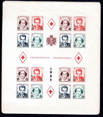 Blok 4 B (Mi. 451-4 B), červený kříž, katalog 400,- Euro