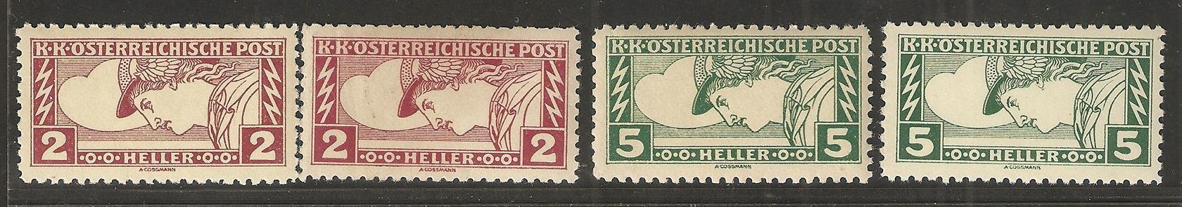 219 - 220  ( ANK)   spěšné ( Pofis 57 - 58 s přetiskem ); 4 samostané známky ( 1 x poškozená )