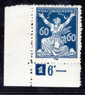 157 A, OR, rohová s DČ 1, modrá 60 h