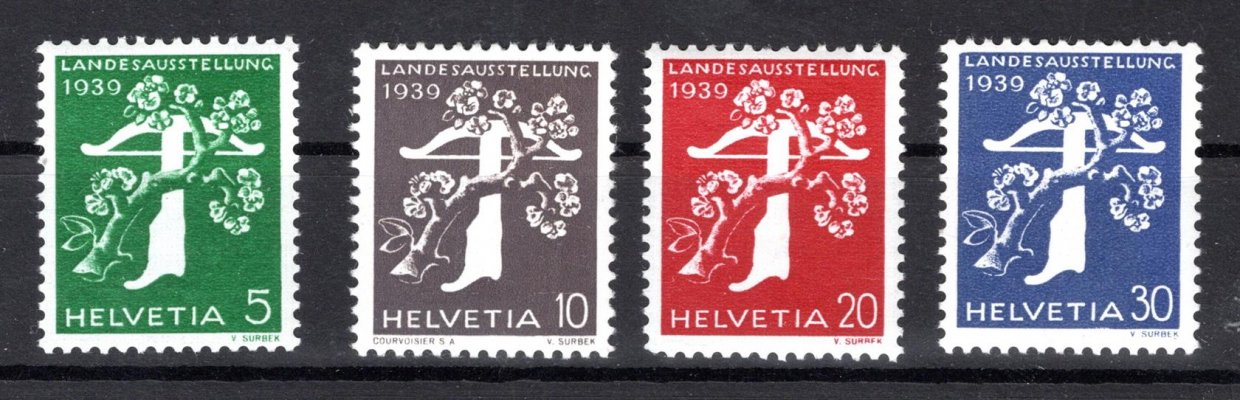Švýcarsko - Mi. 344-347