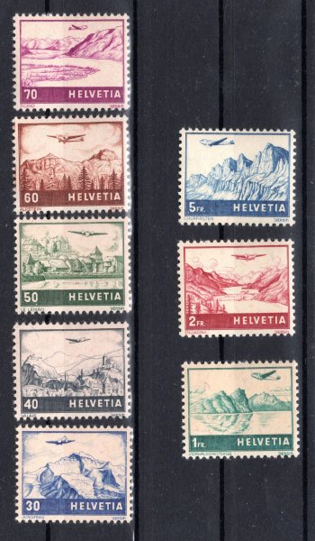 Švýcarsko - Mi. 387-394