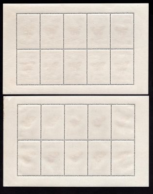 1217 - 25, PL (10), motýli - kompletní luxusní série! Desky A1.2, A1.3, B1.1, A1.1a, A1.1a, B1.1, B1.2, A1.3, A1.1