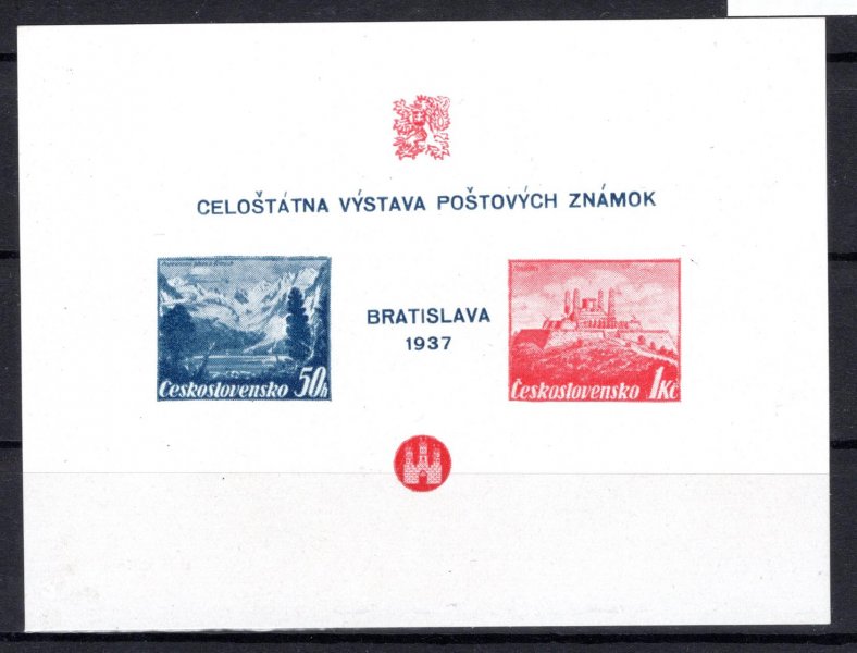 329 - 30 A, papír křídový, knihtiks -  propagační tisk ve zmenšené formě, Bratislava 1937