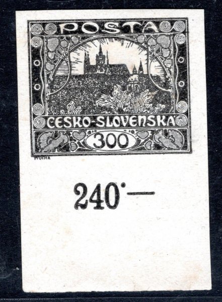 23 ; 300 h černotisk s počítadlem ( obtisk počítadla 240 :-) - 300h je nejvzácnější z celé série !  - s počítadlem mimořádné - poprvé v aukci 