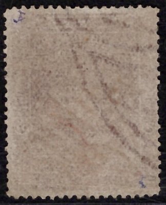 Rhodesie, British South Africa Company, SG 13, Znak 10 L hnědá, koncová hodnota, vzácná a hledaná známka