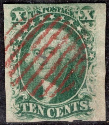 USA - Mi. 6, zelená 10 c