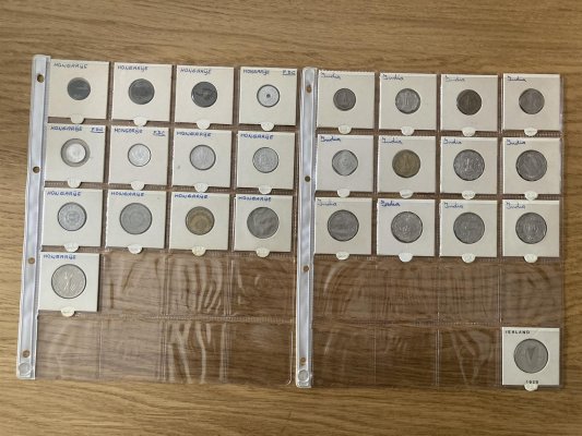 198 mincí Svět Amerika, Kolumbie,Čína, Francie, oběžné mince katalogizované podle států další Ghana, Maďarsko, Israel