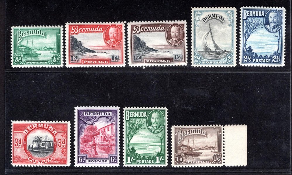 Bermuda - Sg. 98 - 106, výplatní, Jiří V