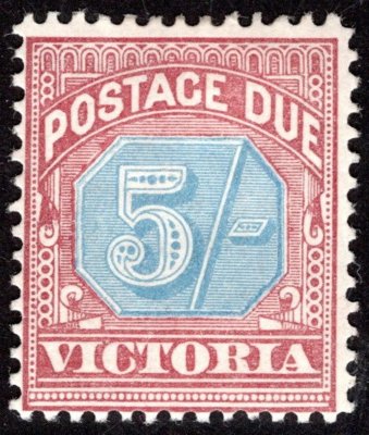 Australie/Victoria - SG D 10, doplatní 5 S, koncová hodnota