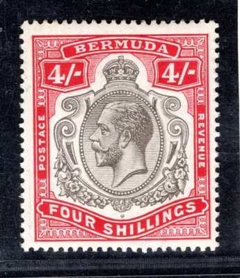 Bermuda - SG 52b, Jiří VI