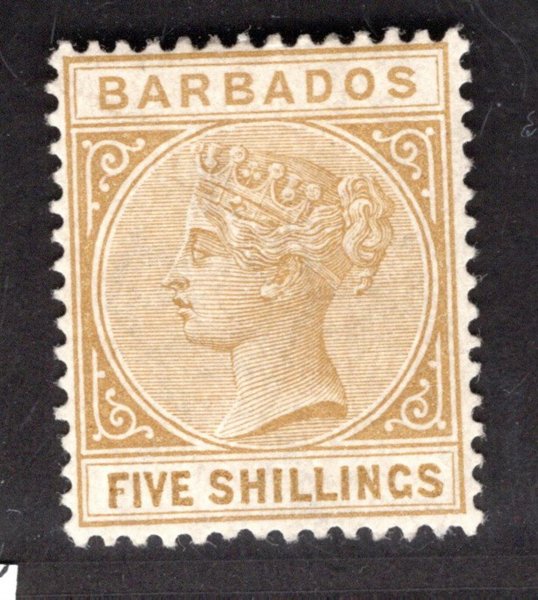 Barbados - SG 103, Viktoria, koncová hodnota