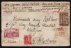 Francie - peněžní R dopis z Paříže 11/VI 35 do Solothurnu s příchozím razítkem Solothurn, 12/8VI/35, pečetě, dekorativní