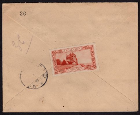 Francie - R dopis a pohlednice s dekorativními frankaturami, 1 x adresováno na Slovensko