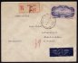 Francie - R dopis z Paříže 1/12/37 vyplacený leteckou Mi. 321 (Bankovka) adresováno do Brem, příchozí razítko Brémy 3/12/37, vzácná a hledaná frankatura