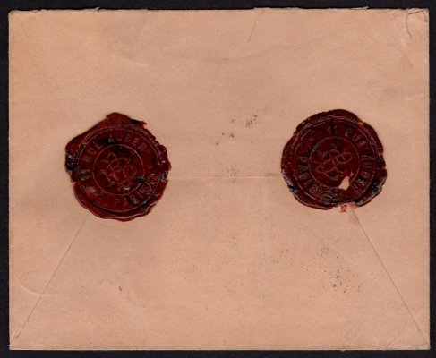 Francie - R peněžní dopis z Paříže 3/11/39 vyplacený mimo jiné leteckou Mi. 310, adresováno do Hodonína, pečetě, dekorativní celistvost