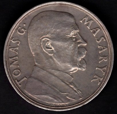 T.G.Masaryk 1935 Ag medaile 40mm, medaile k 85. narozeninam výborný stav
