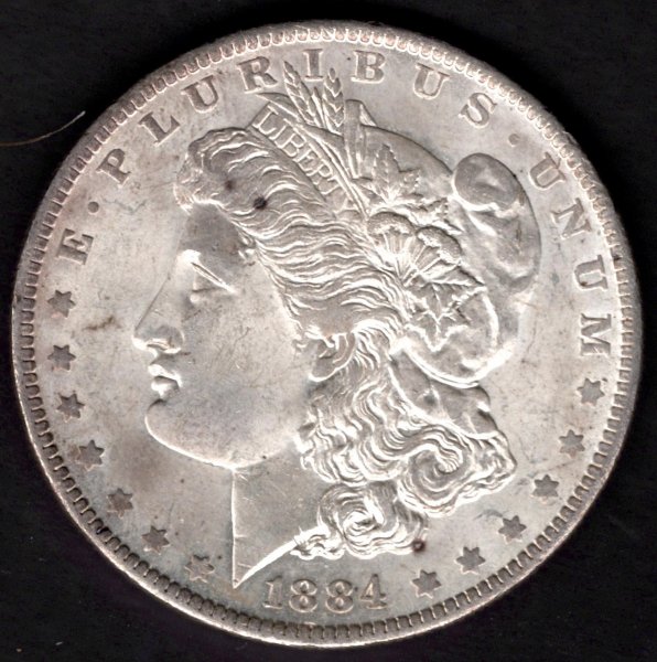 1884 O 1 Dolar Morgan New Orleans, Ag.900 26,73g 38,1mm
