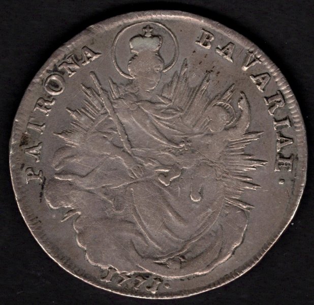 1771 1 Konvenční tolar A Bavorsko Maximilián III. Josef Ag , Ag.833 28,06g 40mm A Amberg
