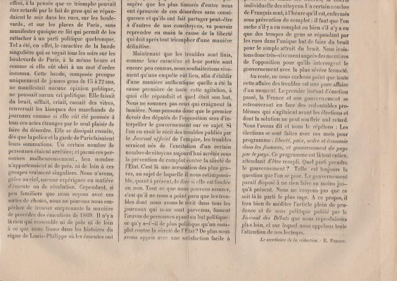 Francie -  sestava novin a částí novin, různé frankatury, hezký a zajímavý los