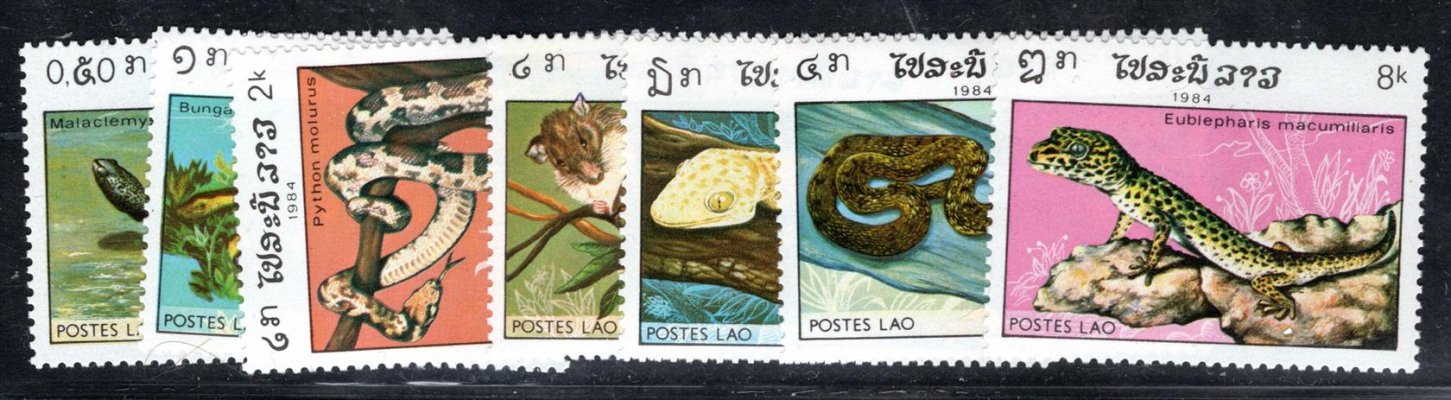 Laos - Mi. 773- 9, fauna