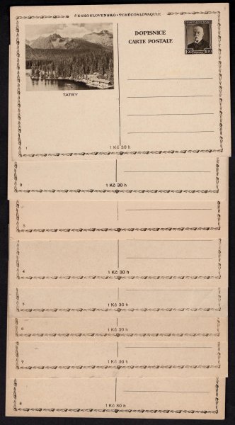 CDV 46 (1-8), Tatry (148x105 - velký formát), kompletní