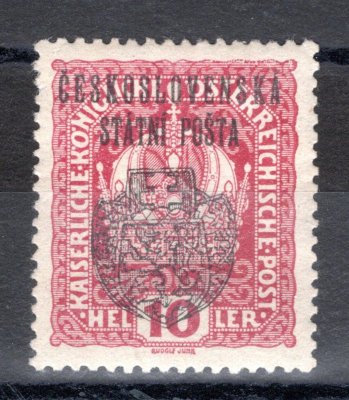 RV 25 ; 10 h fialová,  I. vydání pro národní výbor, typ II, dvl 