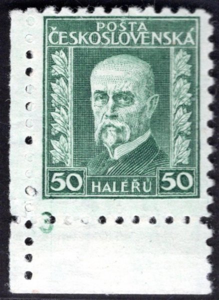 204 II, P 8, TGM, rohová s DČ 3, zelená 50 h