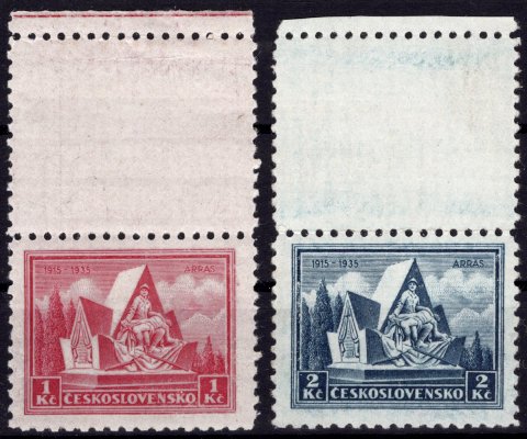 289 - 90 KH,KD, Arras, kupóny horní a dolní